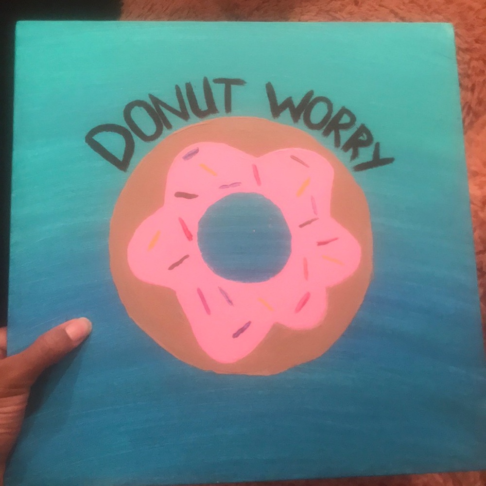 Donut Worry Painting